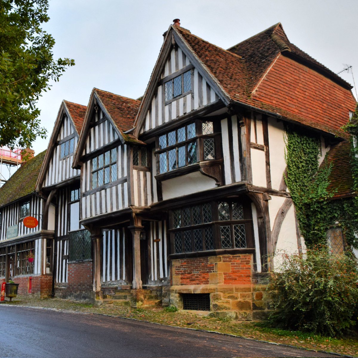 Chiddingstone Village, Kent. The National Trust describes Chiddingstone as the best preserved Tudor village in England. It also boasts, reputedly, the oldest shop in the country! Wonderfully, the shop building was once owned by Sir Thomas Boleyn.