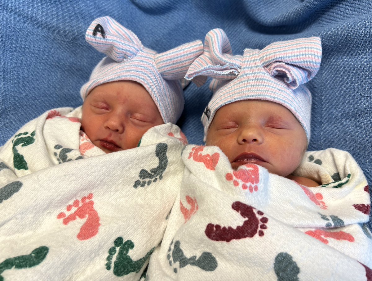 Welcome to the world, Emersyn and Talia! St. Mary's is overjoyed to celebrate the arrival of the first babies of 2023. Congratulations to the proud parents of these beautiful twin girls. We wish all the best for these precious little ones. Here's to a bright and hopeful future!