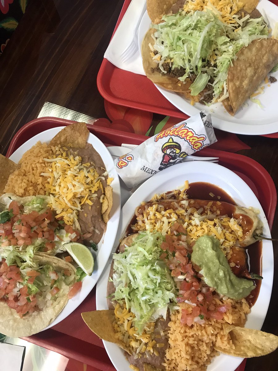 Very good chili relleno combo. Enjoyed with Rod tacos and tostadas and Reed fish tacos for lunch today.