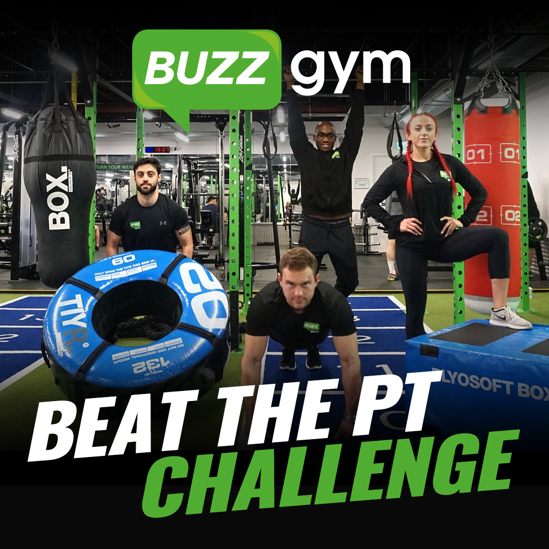 Do you have what it takes ?

Look out for our ‘Beat the PT’ challenges coming to your gym floor this month.

Beat the coach and win a prize 🏆 our coaches are pretty buff, strong and fit so bring your top game!