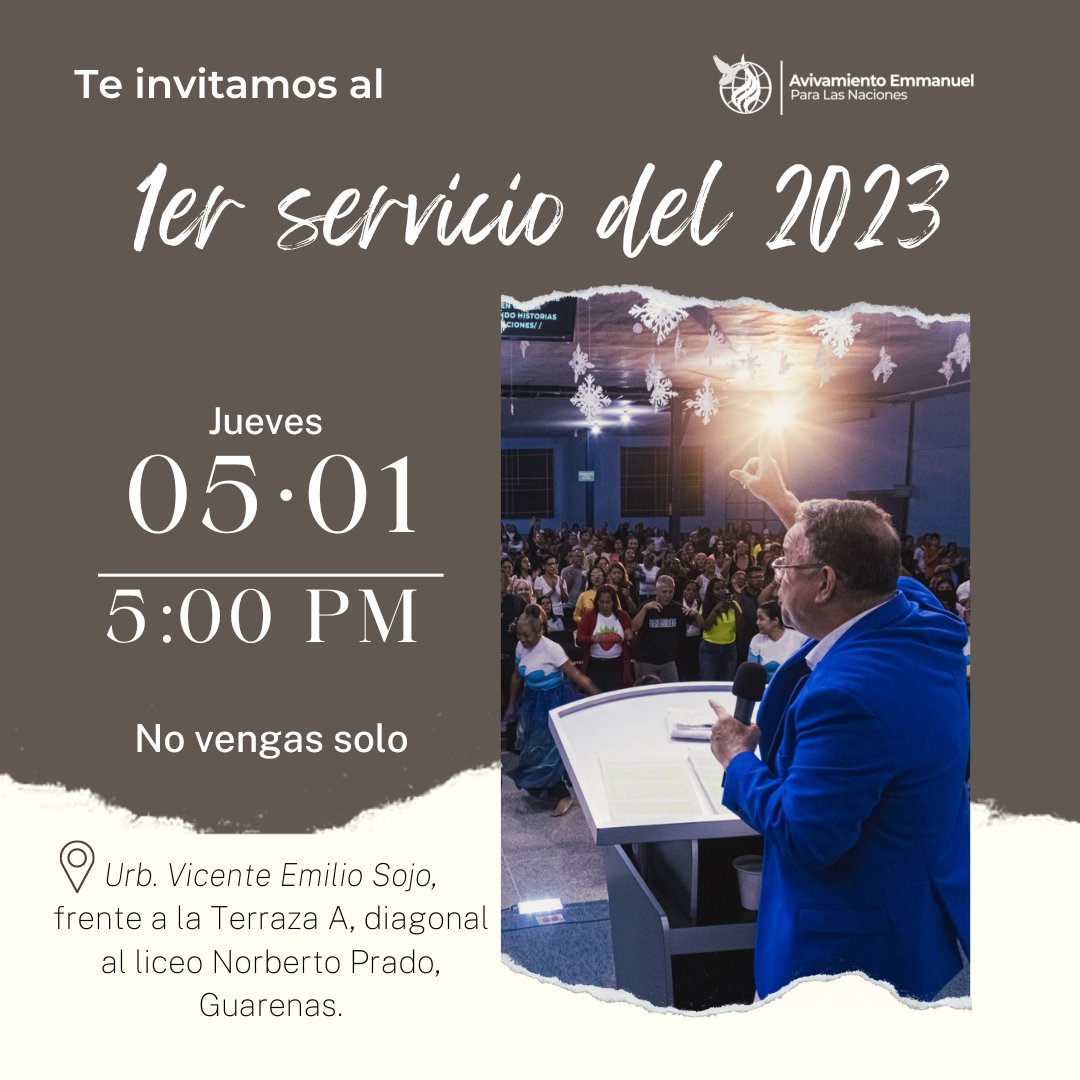Avivamiento Emmanuel Venezuela 🇻🇪 tweet media