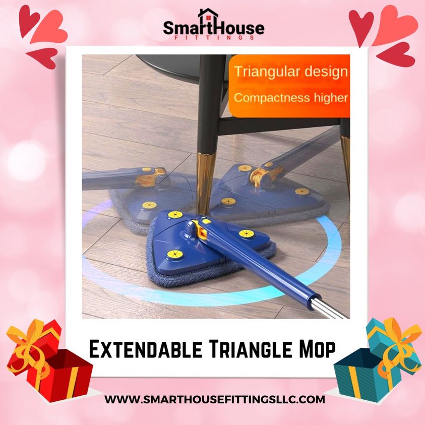 Smart_House__'s tweet photo. 360° Rotatable Adjustable Cleaning Mop. Make Clean EasierThe cleaning tray adopts the latest type of triangular design, 360° rotating mop head allows you to leave no dust in the dead corner

Shop Now👉👉 https://t.co/7D4UG924wO
     
#legextension #worldgym #wellbeing https://t.co/0UMNX1DHna
