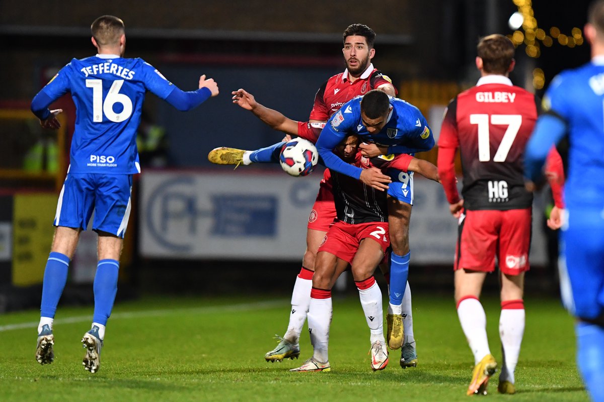 Great game today <a href="/StevenageFC/">Stevenage FC 🔴⚪</a> v <a href="/TheGillsFC/">Gillingham FC</a>