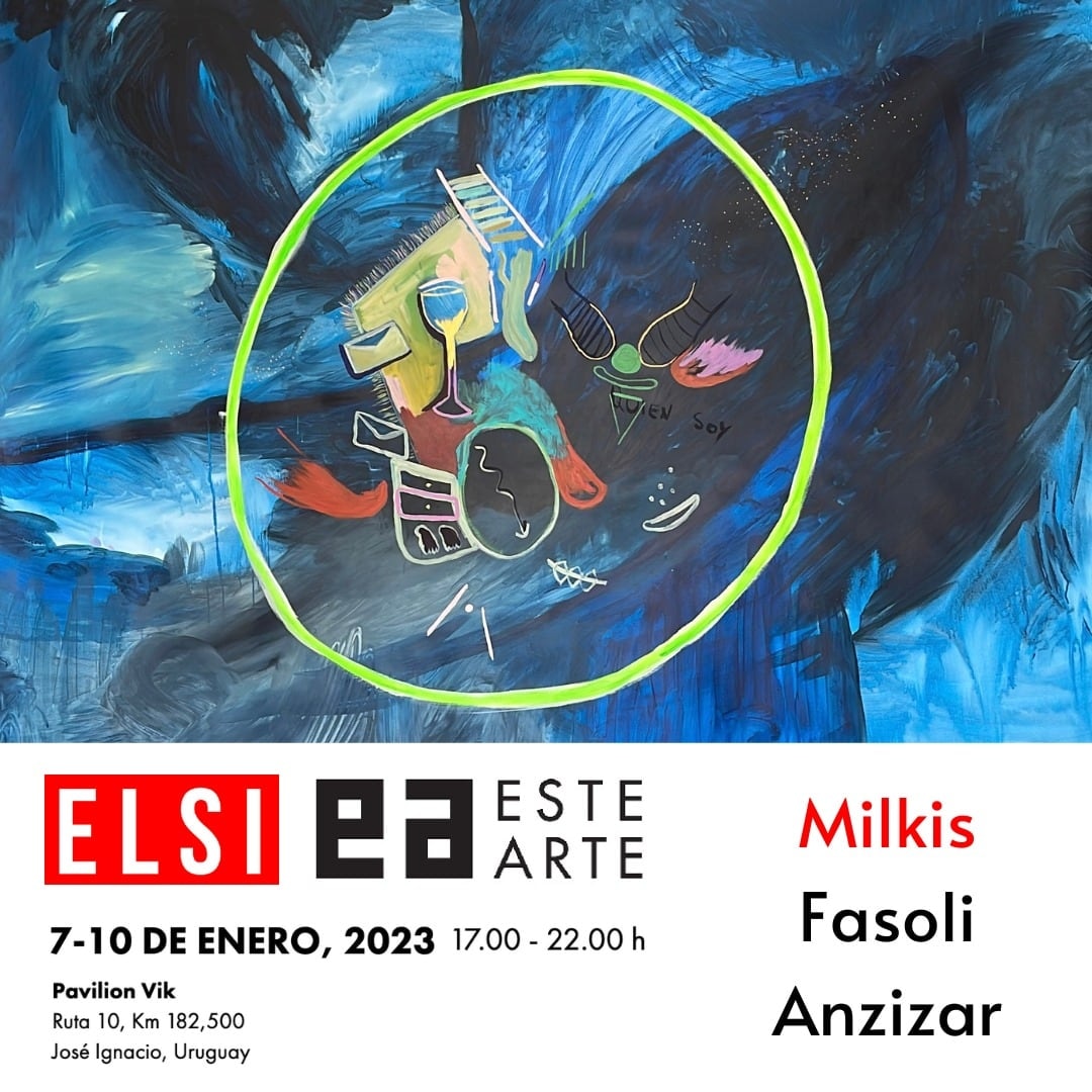ESTE ARTE 2023
7-10 DE ENERO
17.30 - 22.30 h
Pavilion Vik, José Ignacio
 NO PUEDES COMPRAR LA FELICIDAD, PERO PUEDES COMPRAR ARTE Y ES CASI LO MISMO .<a href="/ESTEARTEfair/">ESTEARTEfair</a>