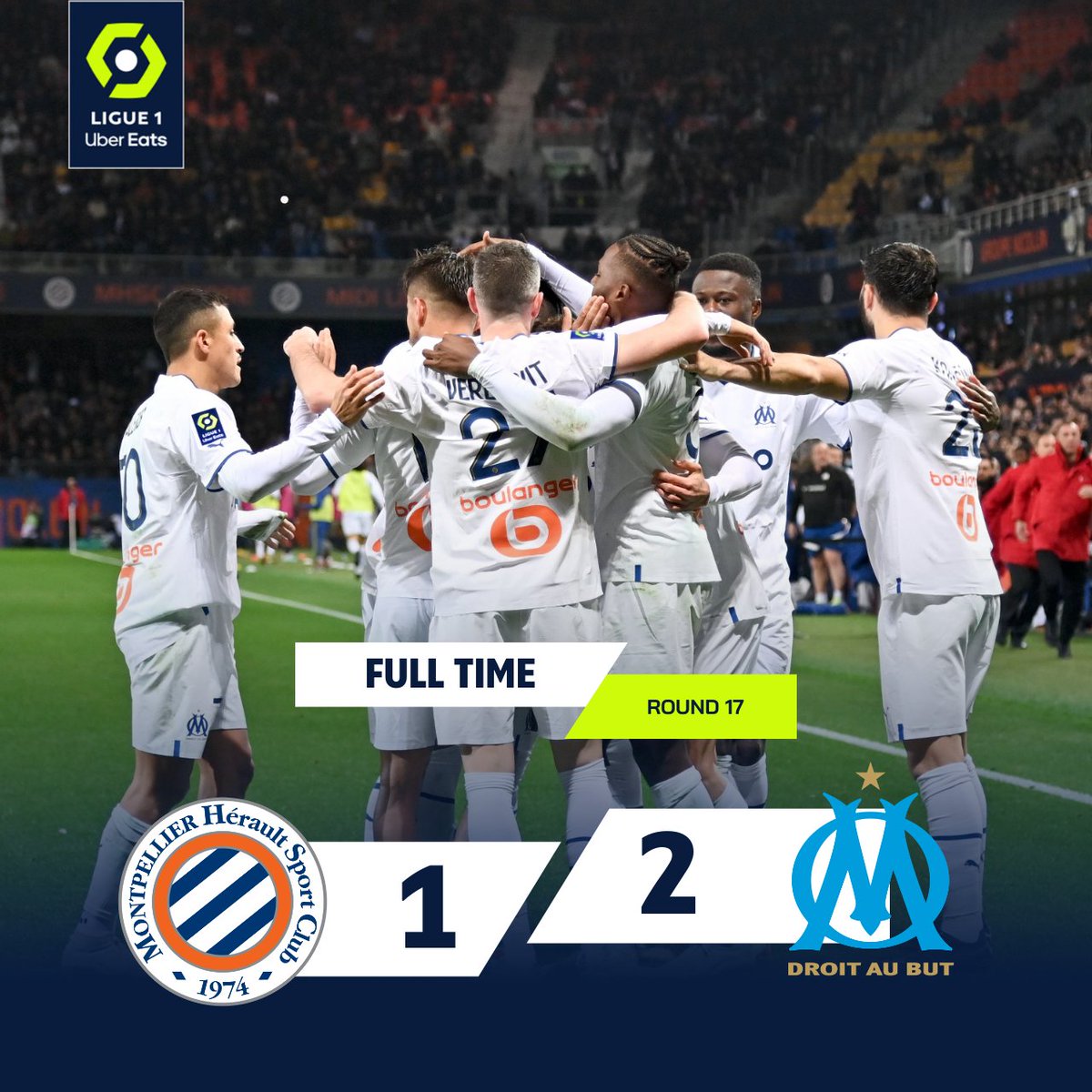 Ligue 1 English on Twitter "🔚 Full time! Onegoal win for OM_English