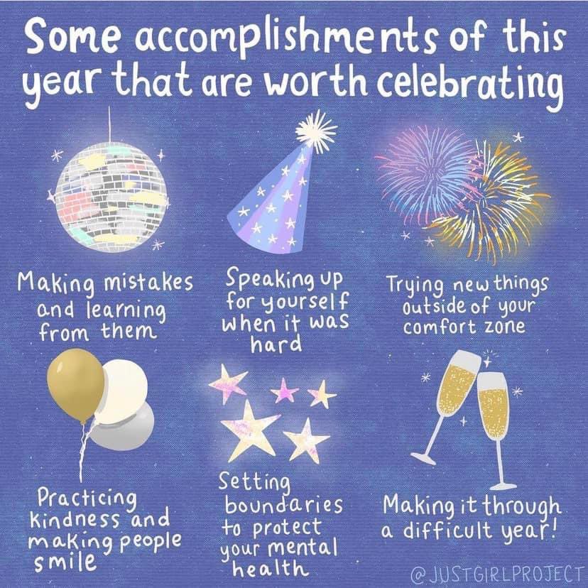 It’s 2023, and usually the time of the year when we reflect on our accomplishments while we set new goals. Here are some that you might want to add to your list. 😉

TY <a href="/justgirlproject/">The Just Girl Project</a>