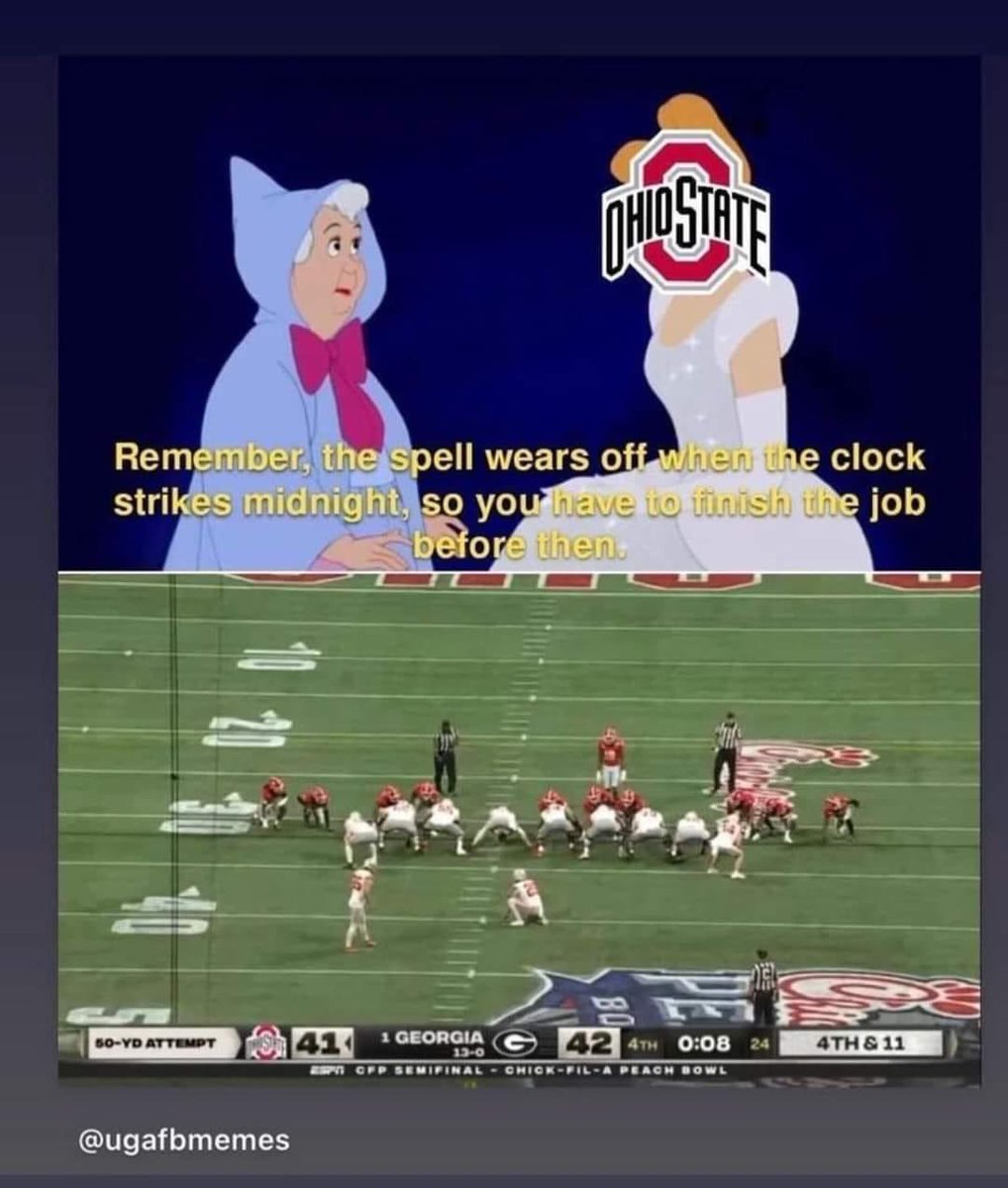 We_R_Dawgnation's tweet photo. Much respect to Ohio State but I saw this on Facebook! Whoever did this is a genius 🤣🤣🤣🤣 https://t.co/lusZGDCNRl