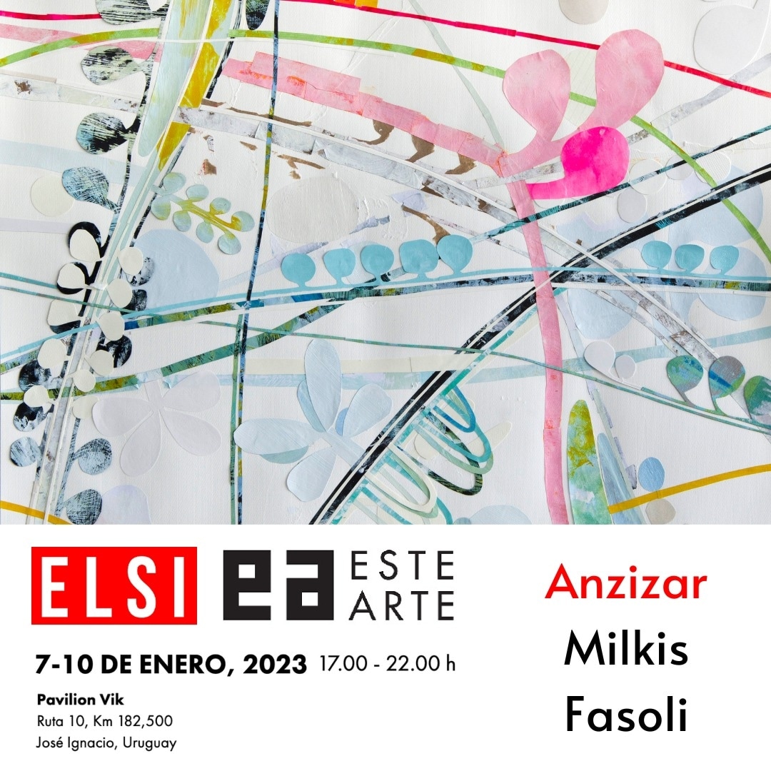 ESTE ARTE 2023
7-10 DE ENERO
17.30 - 22.30 h
Pavilion Vik, José Ignacio
 NO PUEDES COMPRAR LA FELICIDAD, PERO PUEDES COMPRAR ARTE Y ES CASI LO MISMO.  <a href="/ESTEARTEfair/">ESTEARTEfair</a> 
<a href="/anzizar/">Jose Luis Anzizar</a>