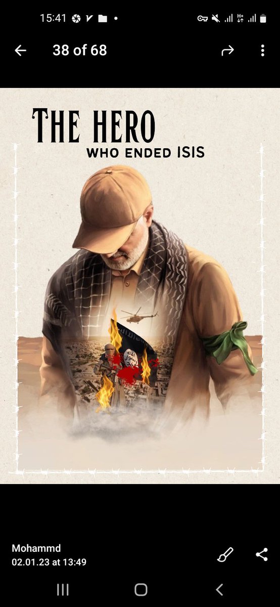 Nick28cyber's tweet photo. General Soleimani was the hero of the war against ISIS and did not allow ISIS to enter other countries and destroyed them in the Middle East. https://t.co/svyfgKJPBV