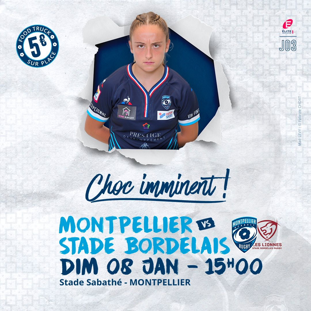 𝘾𝙝𝙤𝙘 𝙞𝙢𝙢𝙞𝙣𝙚𝙣𝙩 ! #MHRSBR 📅 Dimanche 08 Janvier ⏰ 15H00 📍Stade Sabathé - Montpellier