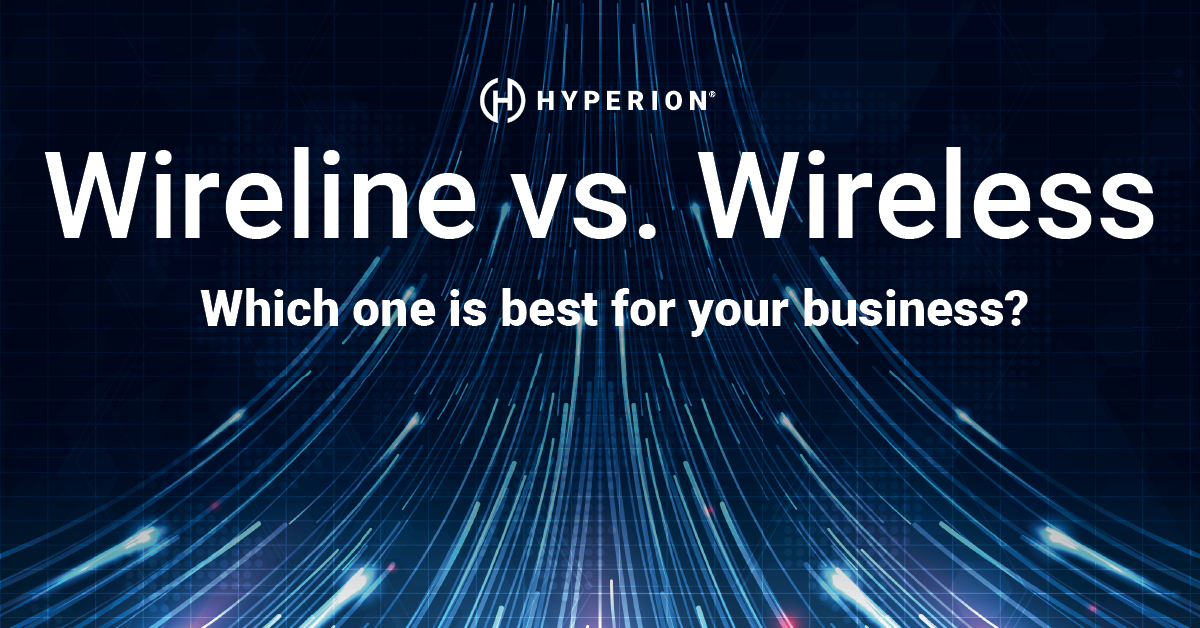 Hyperion_Prt's tweet photo. There's much to investigate to determine if wireline or wireless is appropriate for your use case. Join Director of Solutions Engineering, Rusty Jackson, as he unpacks the nuances.
Visit https://t.co/wyN90TcocV and learn something new today.
#Hyperion #HyperionSolutions https://t.co/oE9bNbO77P
