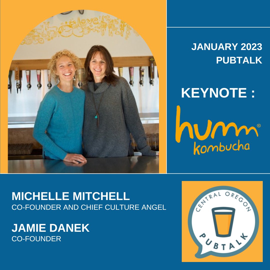 edcoinfo's tweet photo. Join us at January's Central Oregon PubTalk to hear how @hummkombucha - one of the fastest growing beverage brands - is working to maintain company culture as it scales. 

Tics at https://t.co/g4TwTh7aMj

#CentralOregonBusiness #inBend https://t.co/vAhWMEy14H