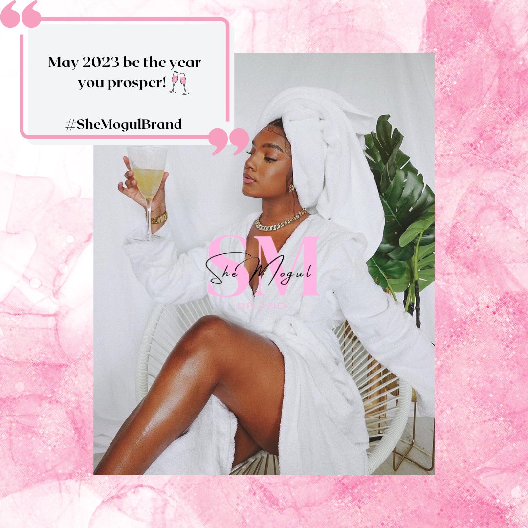 SheMogulBrand's tweet photo. Happy New Year, Queens! Wishing you a prosperous year 🌸 

#HappyNewYear #SheMogulBrand #Manifest #Goals #Elevation #BlackGirlLuxury #WomenInspiringWomen https://t.co/k91JRa4XKM