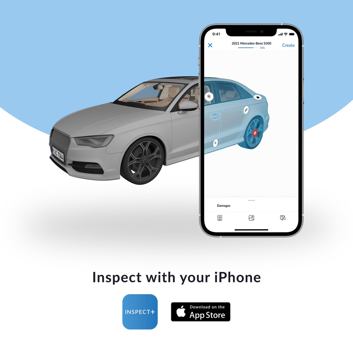 RyetsHQ's tweet photo. Forget the hassle of handwritten reports. Keep your operations running smoothly with INSPECT+, allowing you and your team to conduct full vehicle inspections with your iPhone, follow the inspection process, and add notes with photos-to-text input.
#inspectionapp #inspectplus https://t.co/X0g0Sinmfy