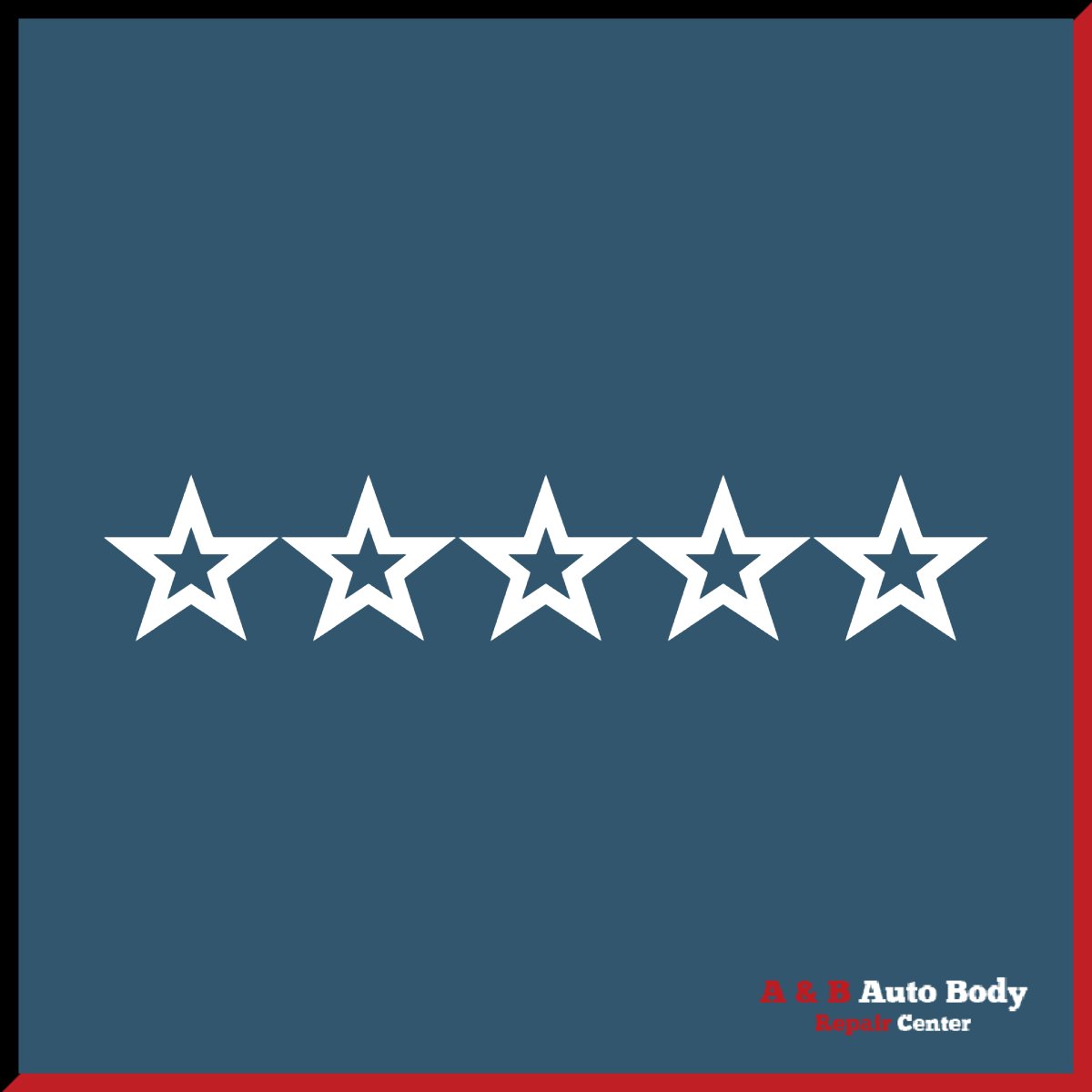 ABAutoBody's tweet photo. When you can't find the words to describe your experience with our team, the five stars tell us all we need to know. Thanks for the ongoing support, Los Angeles! We're looking ahead to another great year. #NewYear #FiveStarService https://t.co/92BuUjbTOx