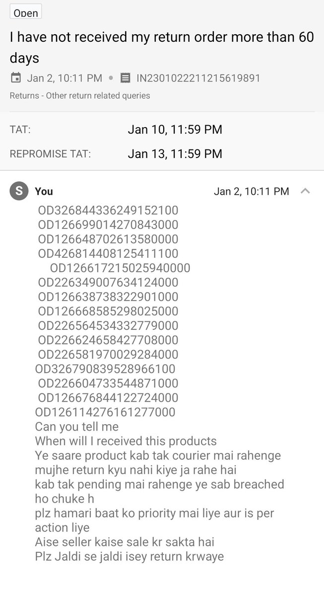 MusaddiqShamsi's tweet photo. I am facing lot of problem regarding return of product but till now I have not found any solution.
When no solution is found now I have resorted to twitter my problem is not getting resolved as soon as possible
@Flipkart @flipkartsupport @rajneeeshkumar https://t.co/W0m6vSvO3i