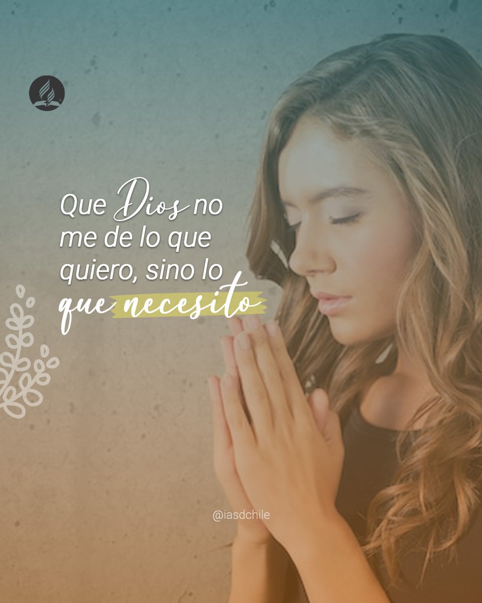 iasdchile's tweet photo. ¿Hay #oraciones 🙏 que no han sido respondidas?
Recuerda que #Dios tiene sus tiempos y sus formas; y lo más importante, es que Él conoce lo que tú necesitas. Pídele que se haga su voluntad en tu #vida y disfrutarás de grandes bendiciones. ✨✨
#Enero2023 
#Martes https://t.co/cWXb4EbuLB