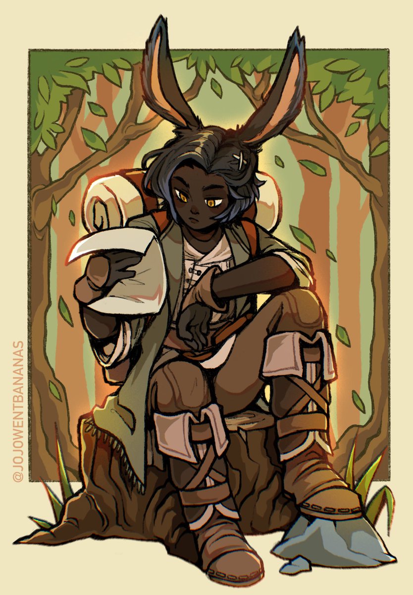 JoJoWentBananas's tweet photo. Happy New Year everyone! Since it’s the year of the rabbit, I thought I could kick things off by drawing Erenville 🐰
#FFXIV #FFXIVART #FF14 https://t.co/wpjIA22OJZ