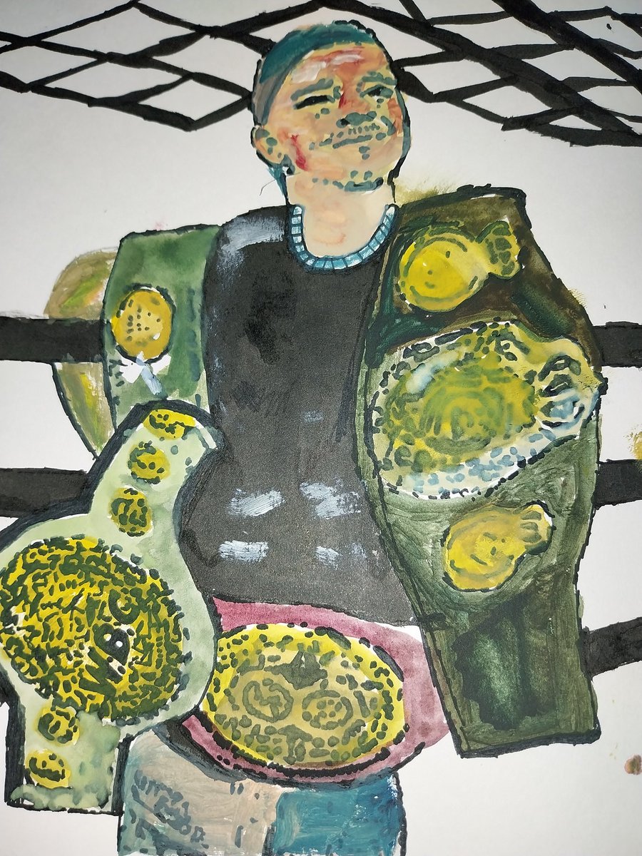 Joseph321432332's tweet photo. @georgekambosos Watercolour of the great @georgekambosos #2TimeWorldChamp #AgainstAllOdds https://t.co/QjYdEuXN1c