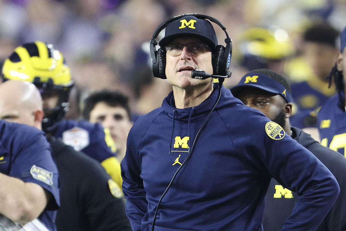 AlexAnstedCFB's tweet photo. Jim Harbaugh:
“I will be back enthusiastically coaching the Wolverines in 2023.”

The Media: 
Jim Harbaugh is prepared to take an NFL job if offered. https://t.co/Y2quqChBnu
