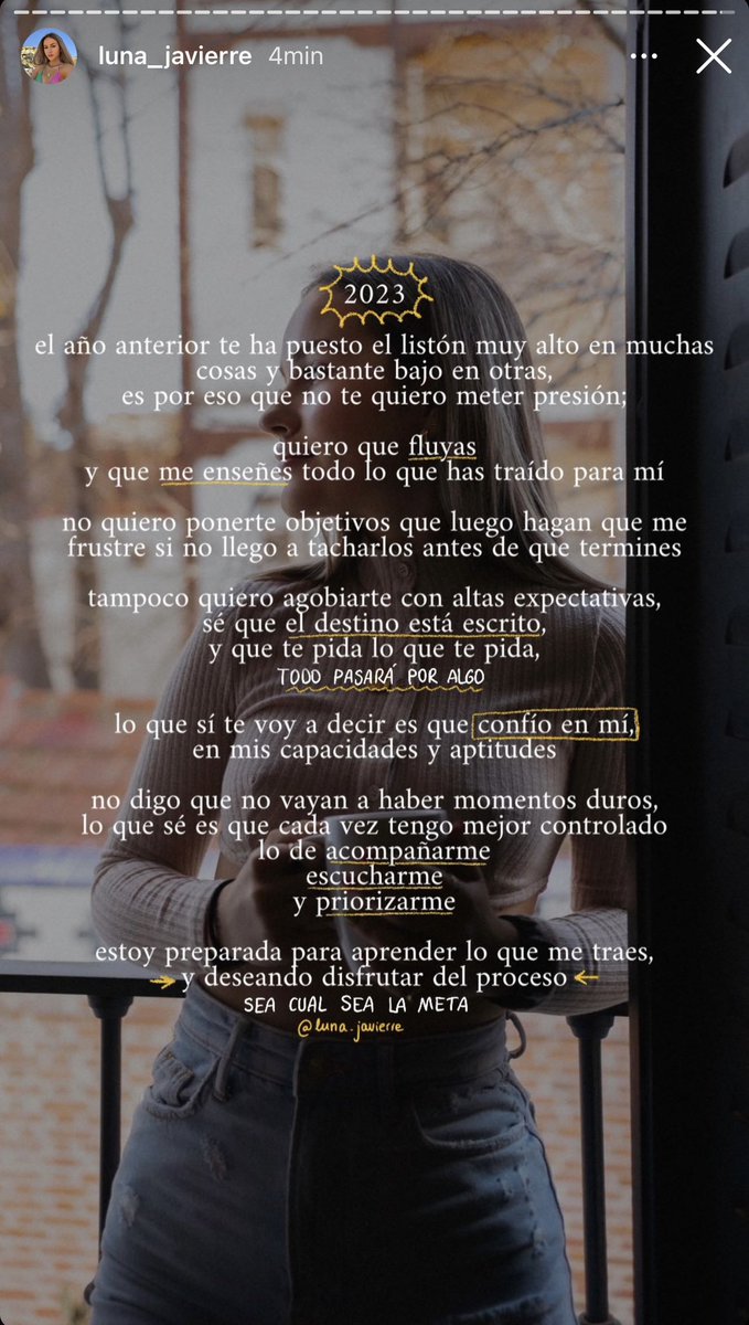 deseando disfrutar del proceso, sea cual sea la meta