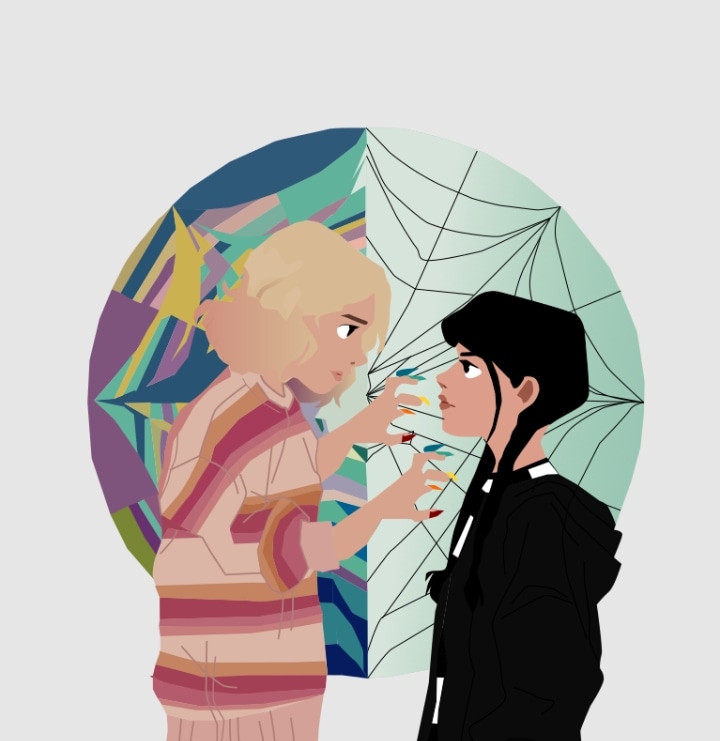 EryRague's tweet photo. I want to share with you a little of my talent with drawing!. The whole month of December I did Wednesday illustrations🖤...
#wednesday #Netflix  #TimBurton #JennaOrtega #enidsinclair #christinaricci https://t.co/fnR0099Eii