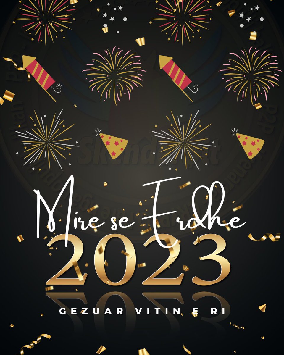skenderbit's tweet photo. Gezuar Vitin e Ri 2023 !!🥂🎉 Sukese, mbaresi dhe begati per kete vite te gjithe ndjekesve dhe te apasionuarve pas #kriptomonedhave 👏
#skenderbit #NewYear2023 #cryptonews #gezuarvitineri #nataevititteri #ballkan https://t.co/eMC5e78YvD