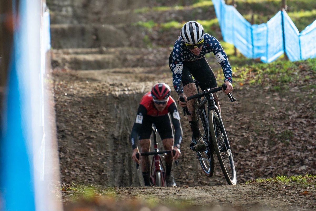 usacycling's tweet photo. Starting 2023 on the podium in Baal! 💐 Vida Lopez De San Roman rides to🥉at in the Junior Women’s race at X2O Badkamers Trofee! Kaya Musgrave finishes just behind in 4th along with 4 Junior Men riding to the Top 10! #MudFund
Next stop: Herentals 🇧🇪 https://t.co/rNiYdLIMKg