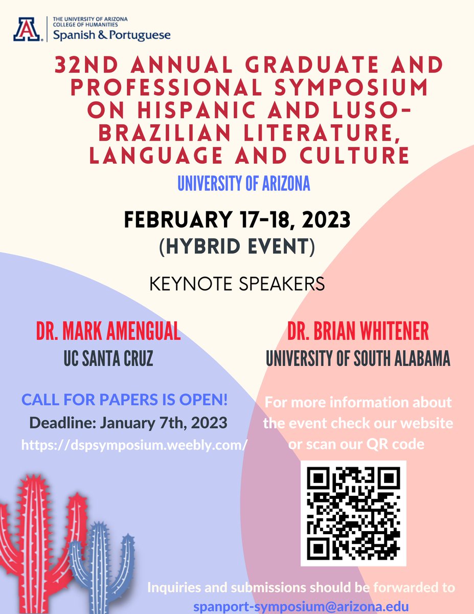 Spanish & Portuguese Graduate Symposium tweet media