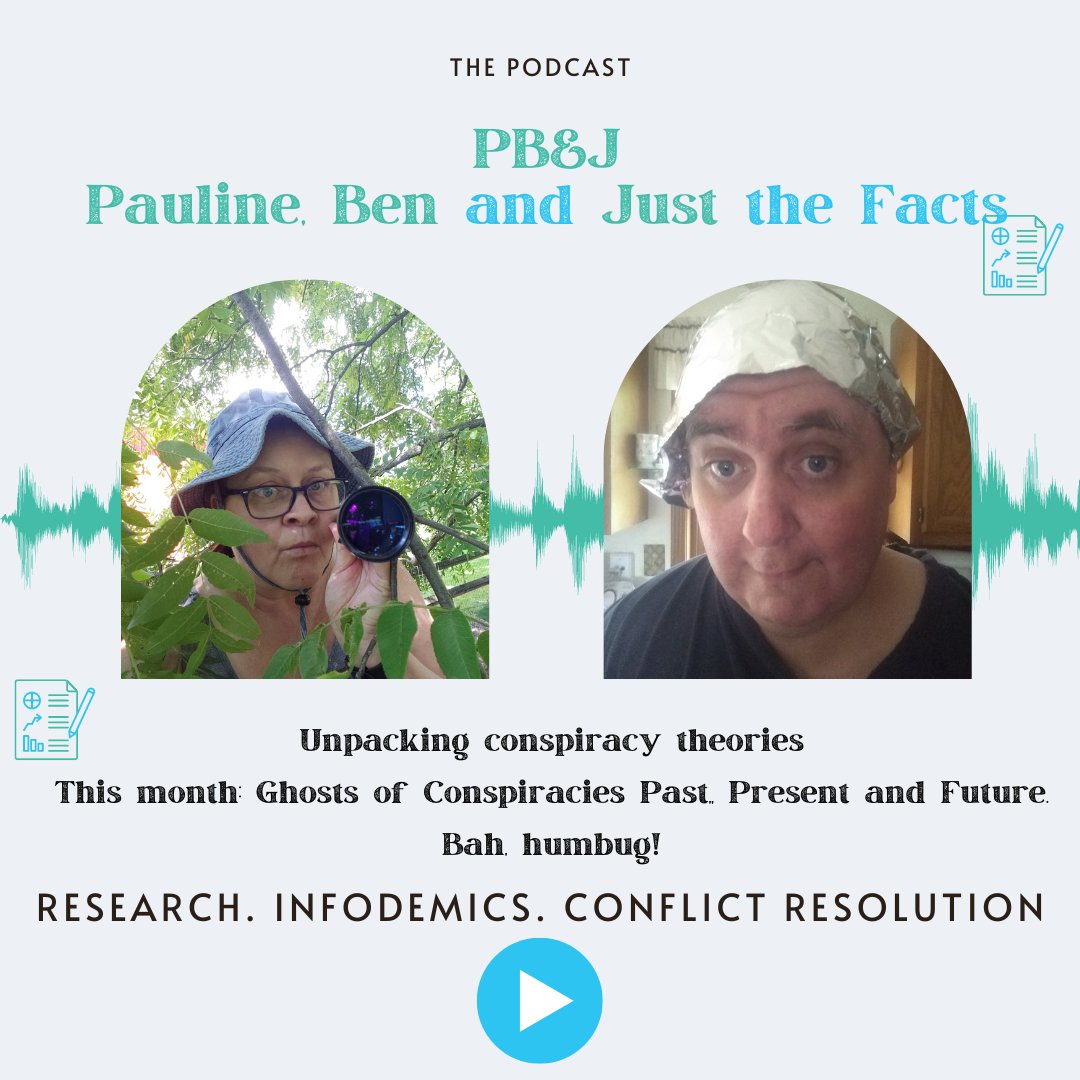 pwhoffmann's tweet photo. In the spirit of the season, Dr. Ben Gross and I channel Ebenezer Scrooge and detail our favorite conspiracies past and present. We also predict future conspiracies. 

To listen: https://t.co/KRqRsCjH2K

#conspiracytheory #conspiracytheories #disinformation #misinformation https://t.co/86SoJU0bus