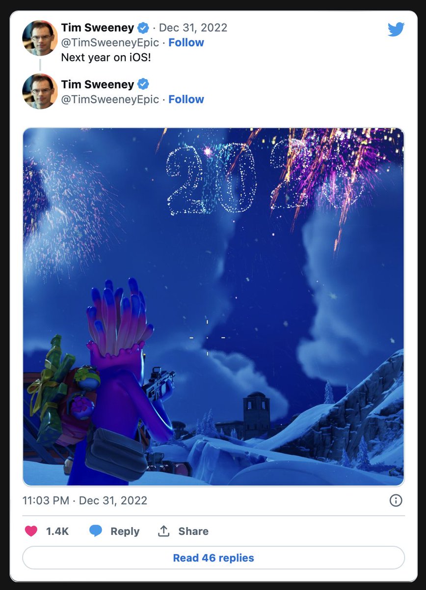 AppleTrack tweet media