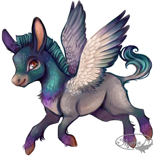 Donkey pigeon. 