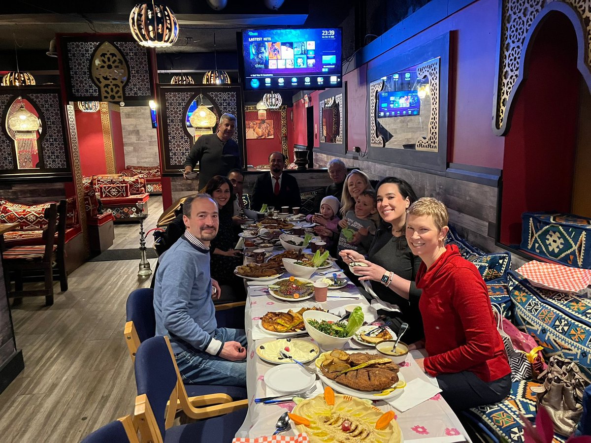 A new year update for the <a href="/MasseyCollege/">Massey College</a> community shared with enthusiastic permission! 5ish yrs ago a bunch of friends took part in <a href="/LifelineSyria/">Lifeline Syria</a> and a few weeks ago got to celebrate a new 🇨🇦 citizen!

How it started/how it’s going <a href="/SBorwein/">Sophie Borwein</a> <a href="/KM_Banerjee/">Kiran</a> <a href="/PESteadman/">Patrick Steadman</a> <a href="/jiwontina/">Tina J. Park, Ph.D.</a>