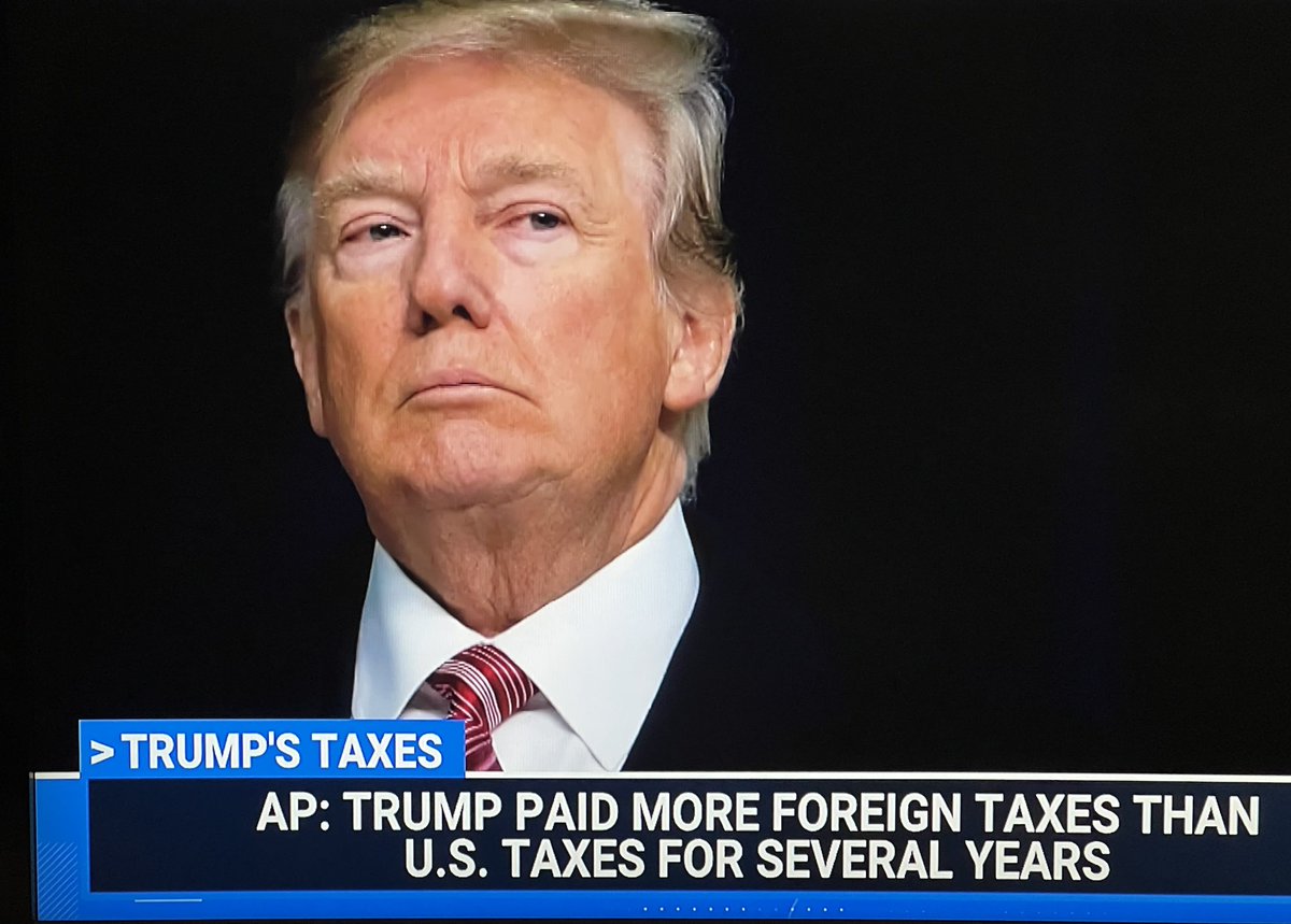 ZaZon9253's tweet photo. In the GOPQ MAGAt world of hypocrisy and double standards, cherry-picked 24/7/365 ad nauseum….
Apparently America FIRST means TRUMP payed more in taxes to CHINA+other foreign governments than to USA
#trumpTaxEvasion #ChumpTaxCheater #GOPqHYPOCRISY #PRESIDENTIALtaxAuditSCAM https://t.co/FhfiXH83jE
