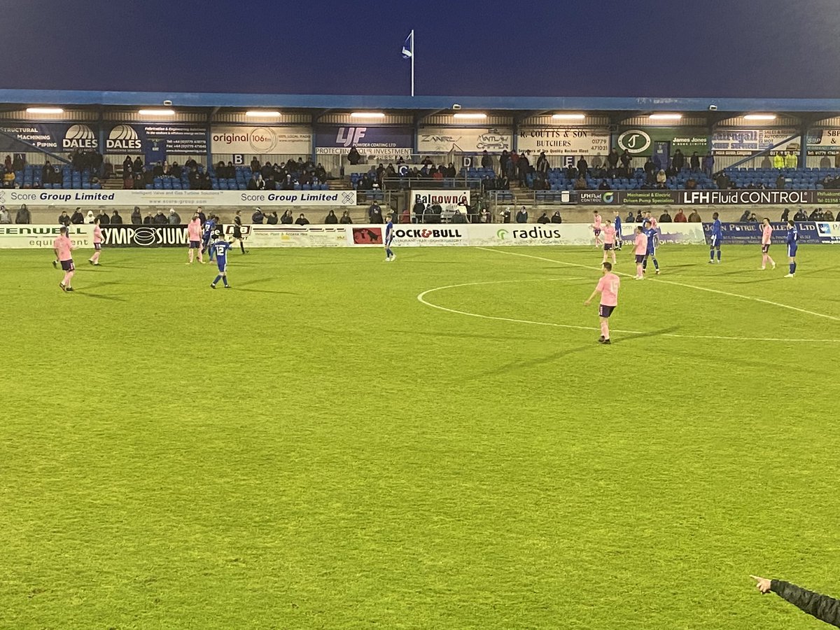 praryal's tweet photo. Very privileged to watch Peterhead Football Club match today. Well played @pfcofficial boys. Many thanks Rodger Morrison, chairman of @pfcofficial for inviting us. https://t.co/yBs4Hjv5K8