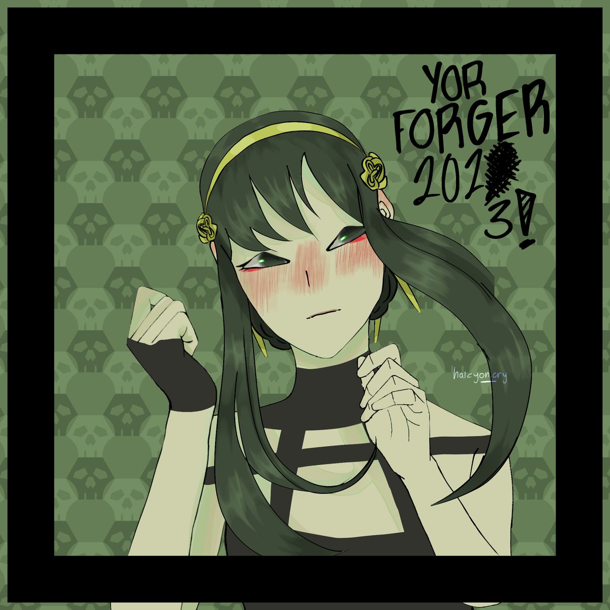 halcyoncryy's tweet photo. BUENOS TARDES YOR FORGER #spyxfamilyfanart #yorforger https://t.co/BJMY62cwI3