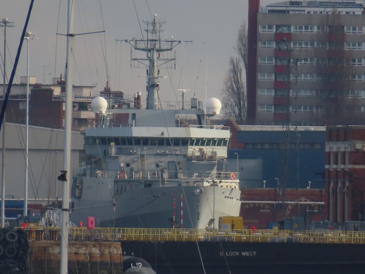 EX HMS Echo in Portsmouth on the 2/1/2023
