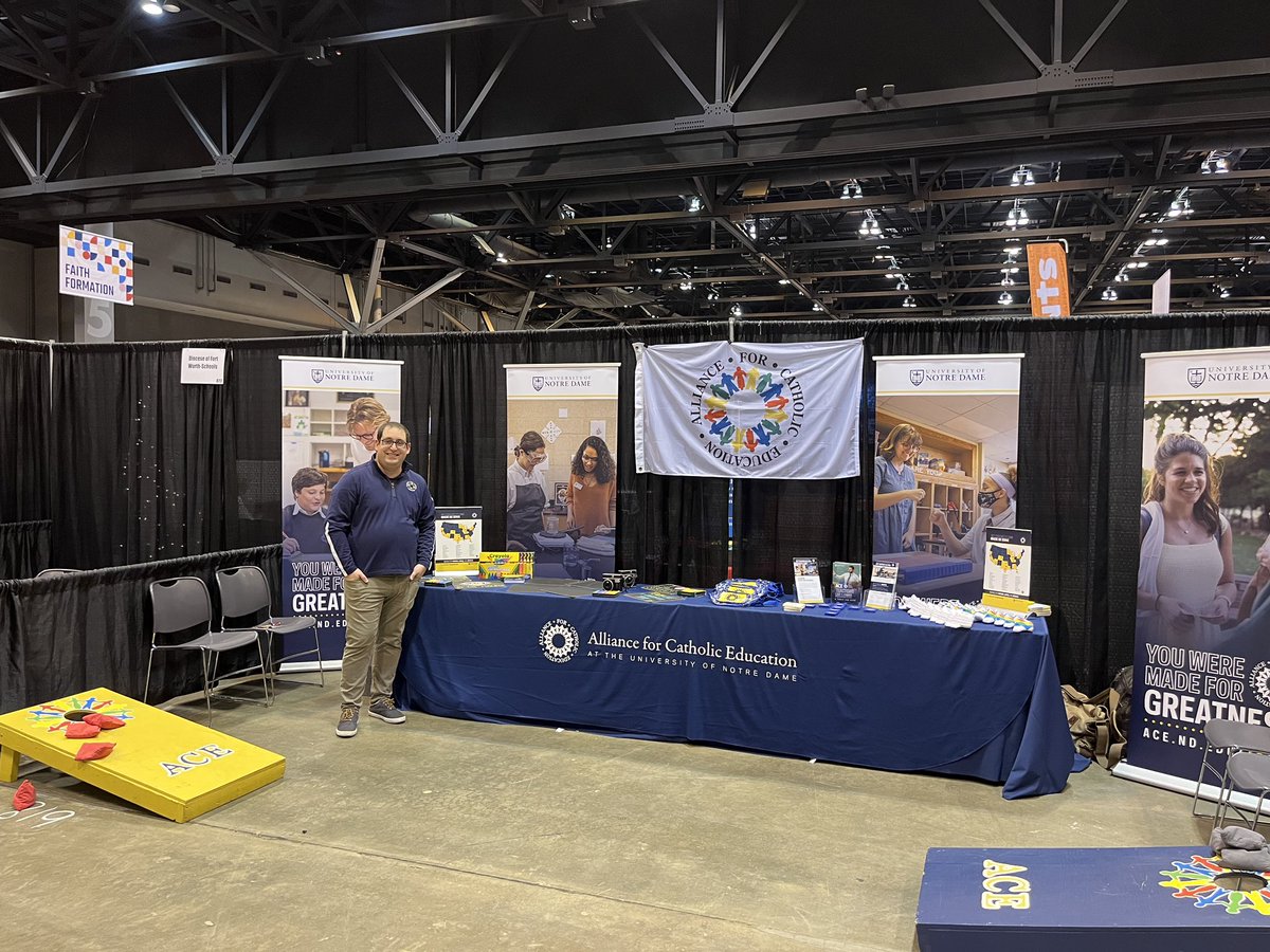 ACEatND's tweet photo. Are you at the SEEK conference in St Louis today? 
ACE is! Stop by to see us. 

@focuscatholic  #SEEK23 https://t.co/jwaqo1XxlG