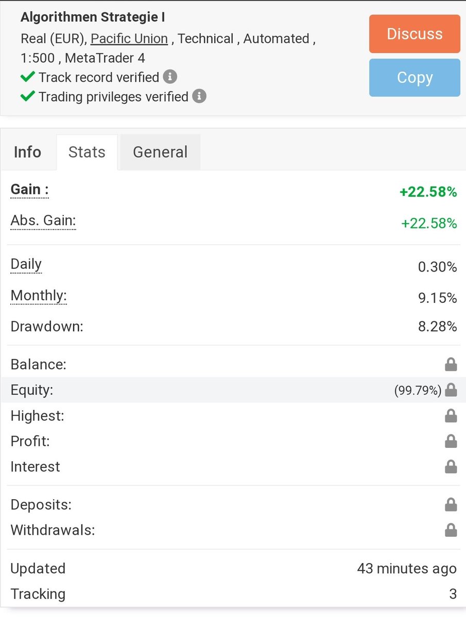 Nice to see the #EA #forex #copytrading 

Now, at december are been 14% with my #account 🥳

If you are interested to follow my #liveaccount on telegram:
t.me/+IdPj4K9V6xNhN…

#trading #Automatic #invest