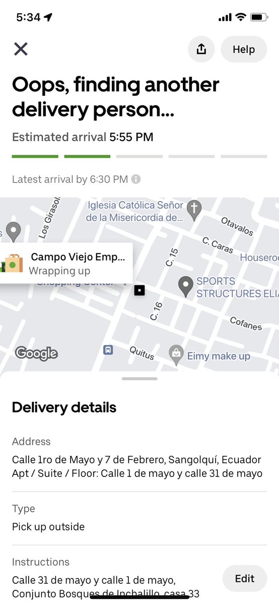jovanka5's tweet photo. @UberEats @Uber_Support  starting the year like this doesn’t make sense! I order some empanadas in Ecuador. I normally order from this store which is amazing, the order was place 4:20pm it was supposed to be delivered before 5pm then i checked they are still looking for a … https://t.co/kFR6kp3NDT