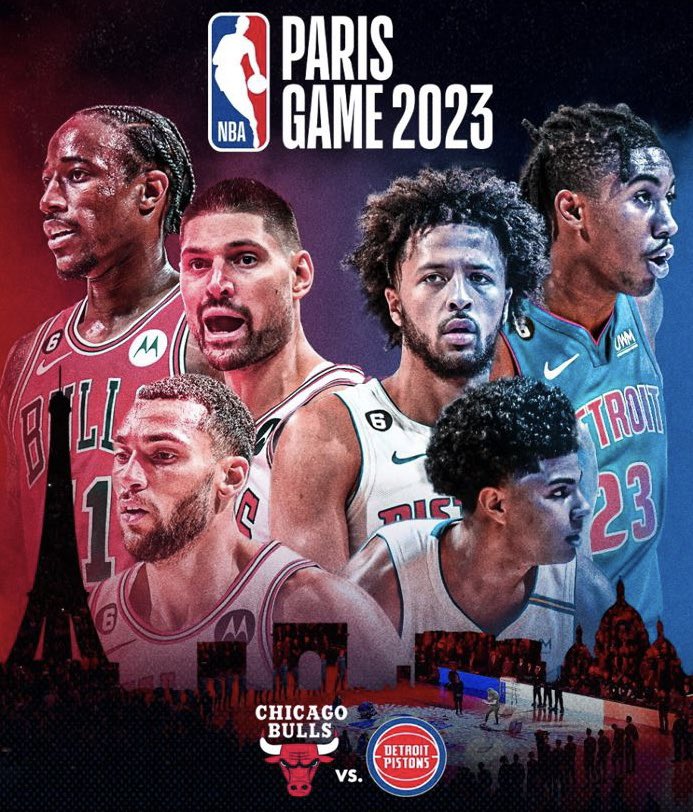 DeveloppeT's tweet photo. 2 places dispos CAT 4 pour le #nbaparis match du 19 janvier #Pistons #Bulls #bullsnation #nba #NBAextra #detroitpistons @TrashTalk_fr @FirstTeam101 @NBAextra @MaryPatrux https://t.co/UBQAwmuZC2