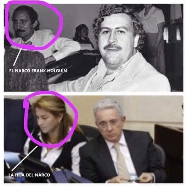 minino1601's tweet photo. Píldora para la memoria de la senadora @PaolaHolguin . Su papá, Frank Holguín era el testaferro de Pablo Escobar. Son datos y hay que darlos 😁 https://t.co/4sY3K6Dg0a