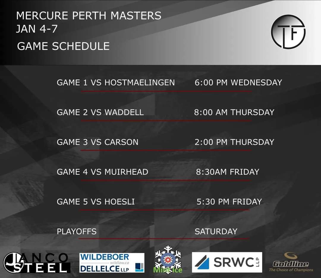 Our new years resolution was to play more curling. So we're going to Perth, Scotland!