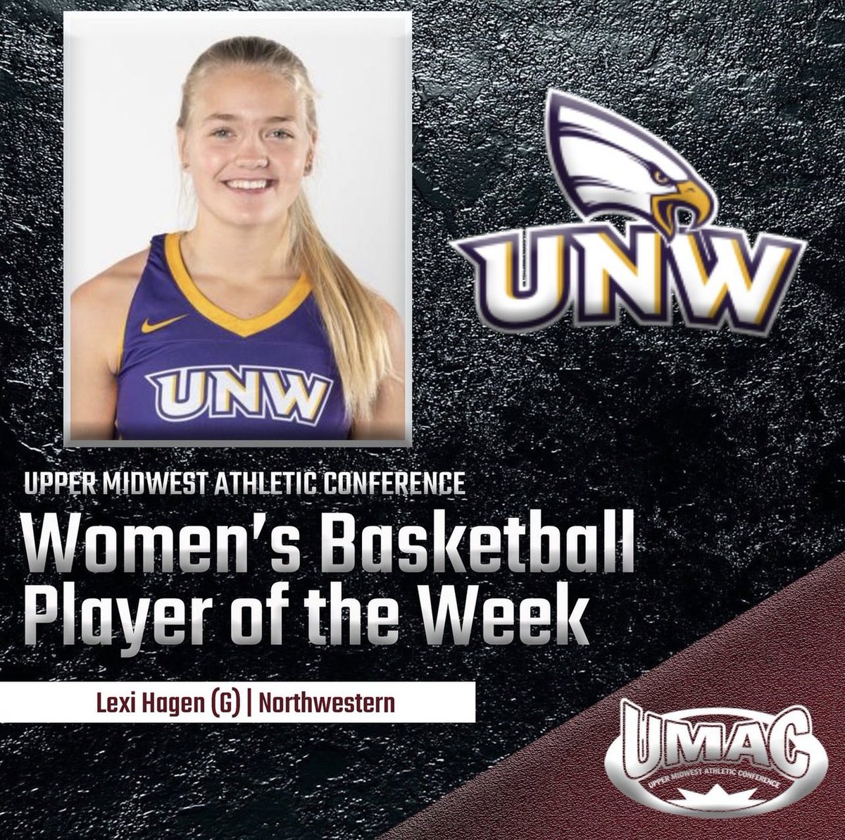 umacathletics's tweet photo. #UMACWBB | December 26-January 1 UMAC Women’s Basketball Player of the Week! https://t.co/tiQV5Nfyi8