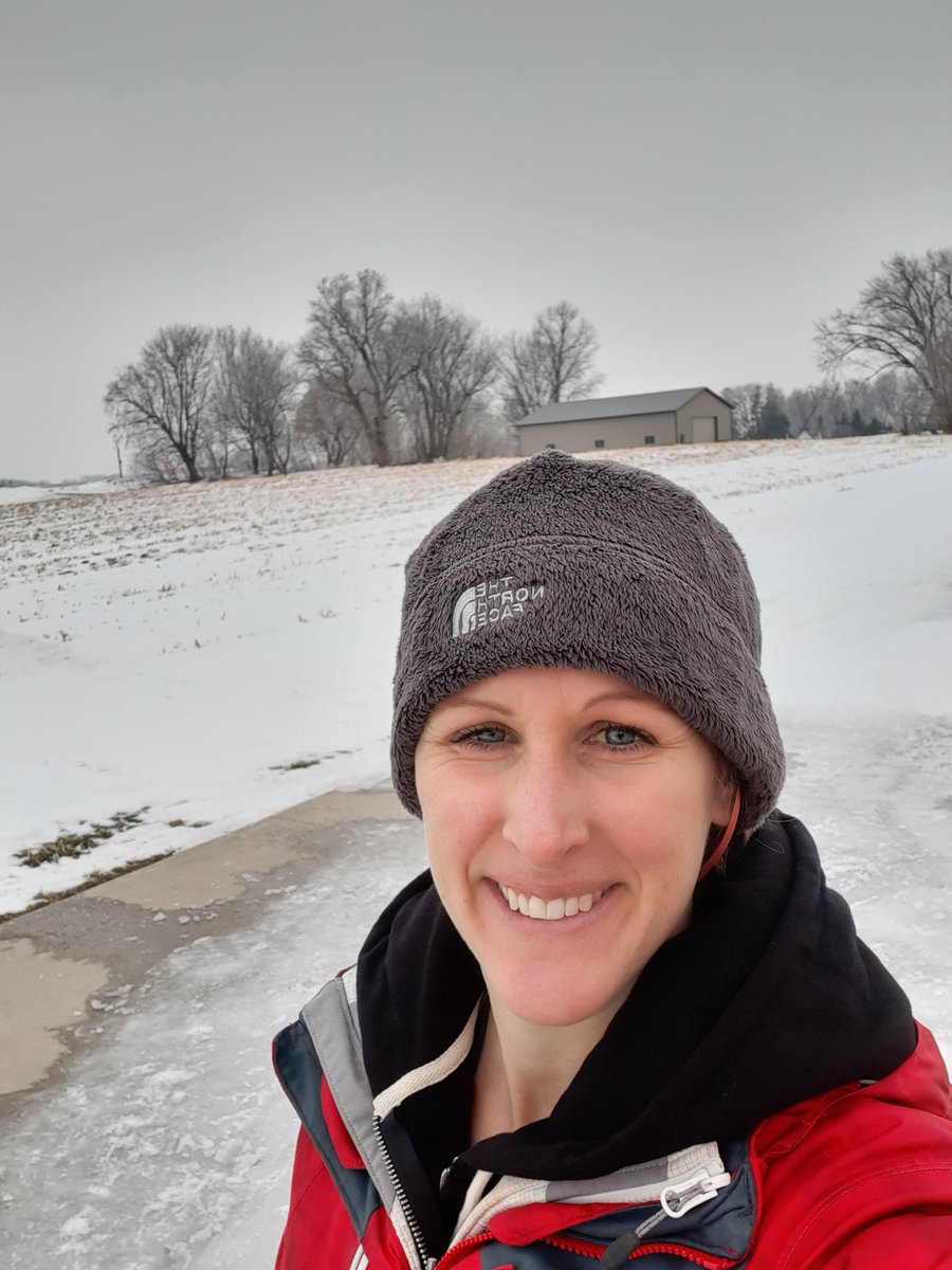 The January Walking challenge is pushing me to get out before its too slippery to walk! Go KMHS!! #KOMETWELLNESS