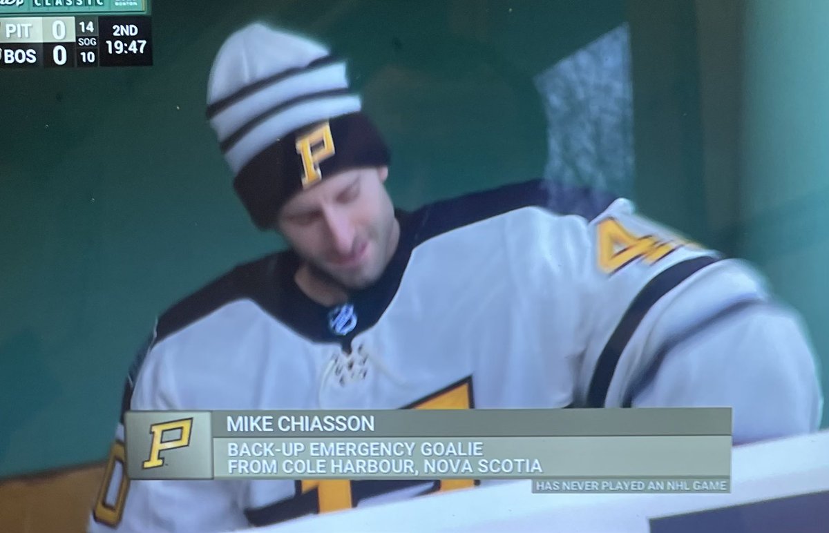 Steve_Connors's tweet photo. Lie to me. Don’t tell me the ebug is from Canada. Tell me he’s Mike from North Reading who played for Merrimack #nhlbruins https://t.co/p7F8Da9tOM
