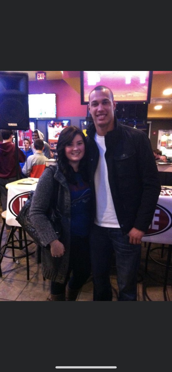 Thank you Facebook, for the 11 year old memory when I met @DavidNelson86 !! #gobills