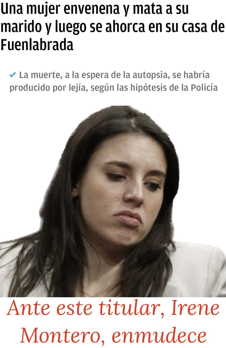 holidayshappy96's tweet photo. #ElCascabel2E #IreneMontero #enmudece #ante #este #titular. Es #usted #ministradeigualdad, una #Sectaria, #Fanática, #Injusta, #Partidista, #Tendenciosa, #Prosélita, #Secuaz, #Intransigente, #Dogmática, #Exaltada E #Intolerante. Y #Una #Vergüenza #Para #Todas Las #Mujeres 👰. https://t.co/n9HjAqB86z