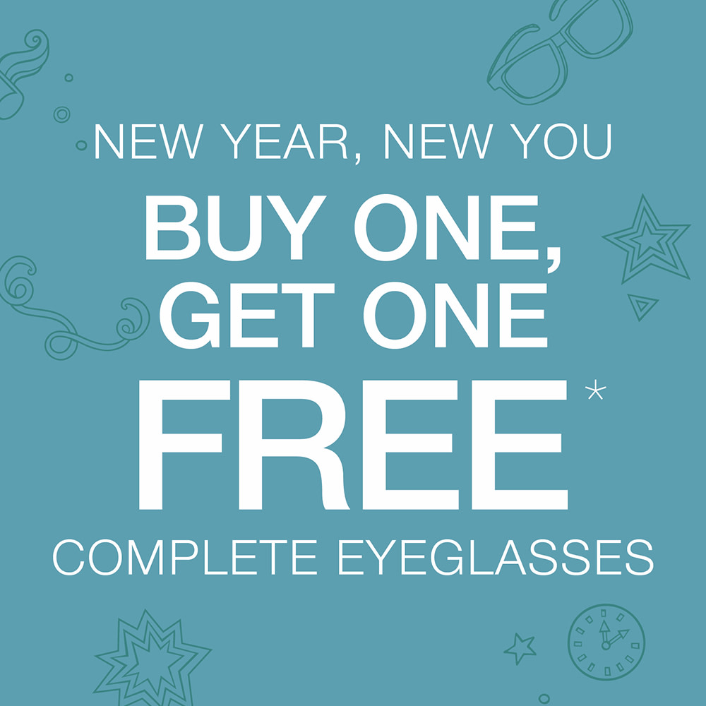 CrownVisionCtr's tweet photo. New Year, New You! For a limited time, buy one pair of eyeglasses and get one FREE!

A new year also means new vision benefits. You can get the most out of your annual benefits by using them now! Schedule your exam by phone or online today. https://t.co/Rmt7Oc60K5