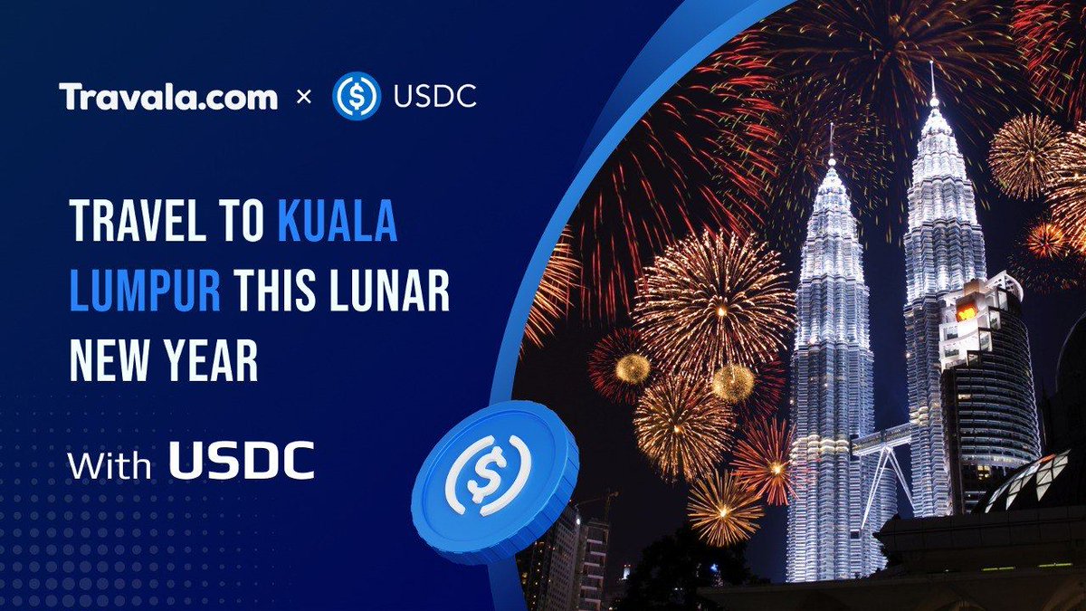 travalacom's tweet photo. Happy 2023, #USDC and @circle community! 🥳

#Travel Tip: Get ahead this new year and plan your trips early for the best deals with $USDC on Travala: https://t.co/FlRIaNWNUO 🫰✈️🏩

Over 3 million travel products worldwide 🌏 https://t.co/uh0ZIu9JkI